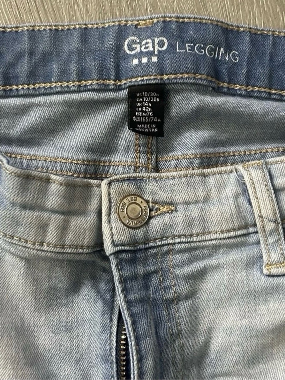 Women’s Gap Legging Jegging Jean Size 10 - Picture 2 of 2